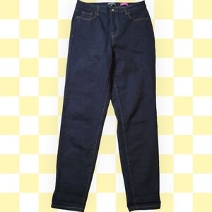 FAITH JEANS skinny high rise core control jeans Size 14W Dark wash denim